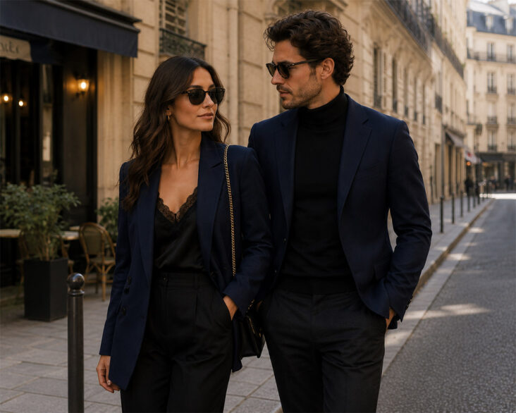 bleu marine ou noir