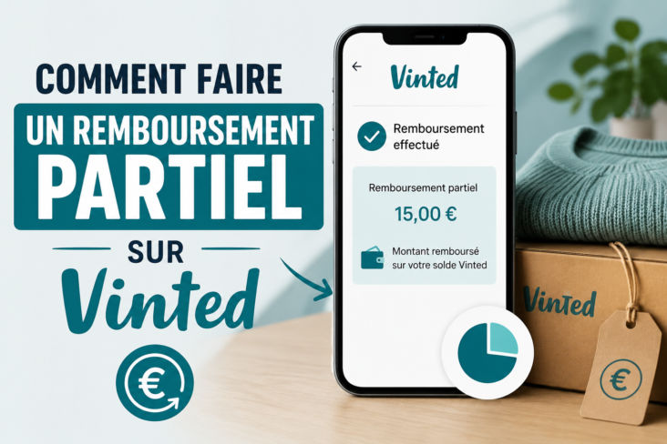 faire un remboursement partiel sur Vinted