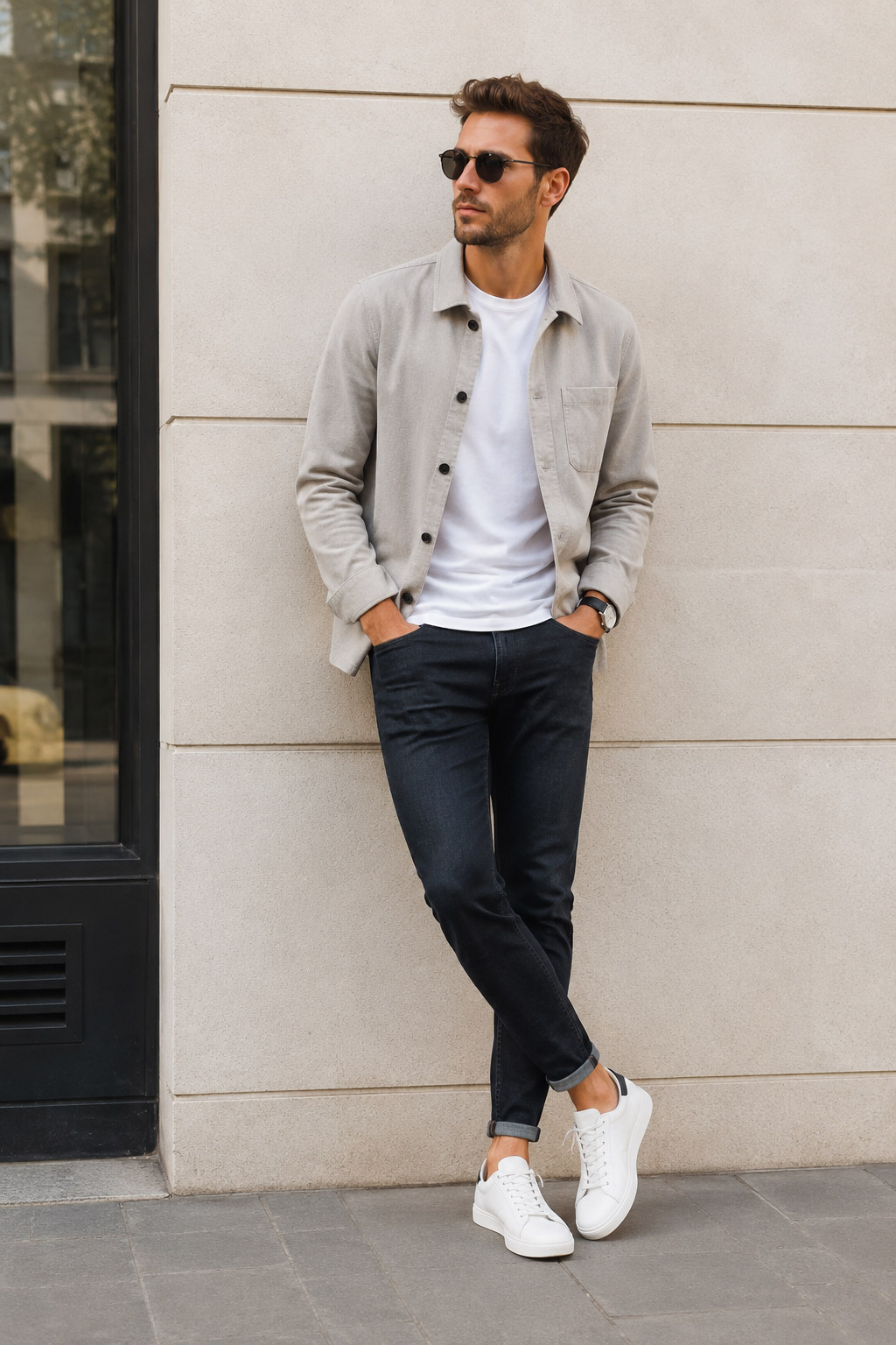 porter-un-slim-avec-des-sneakers-et-un-look-casual